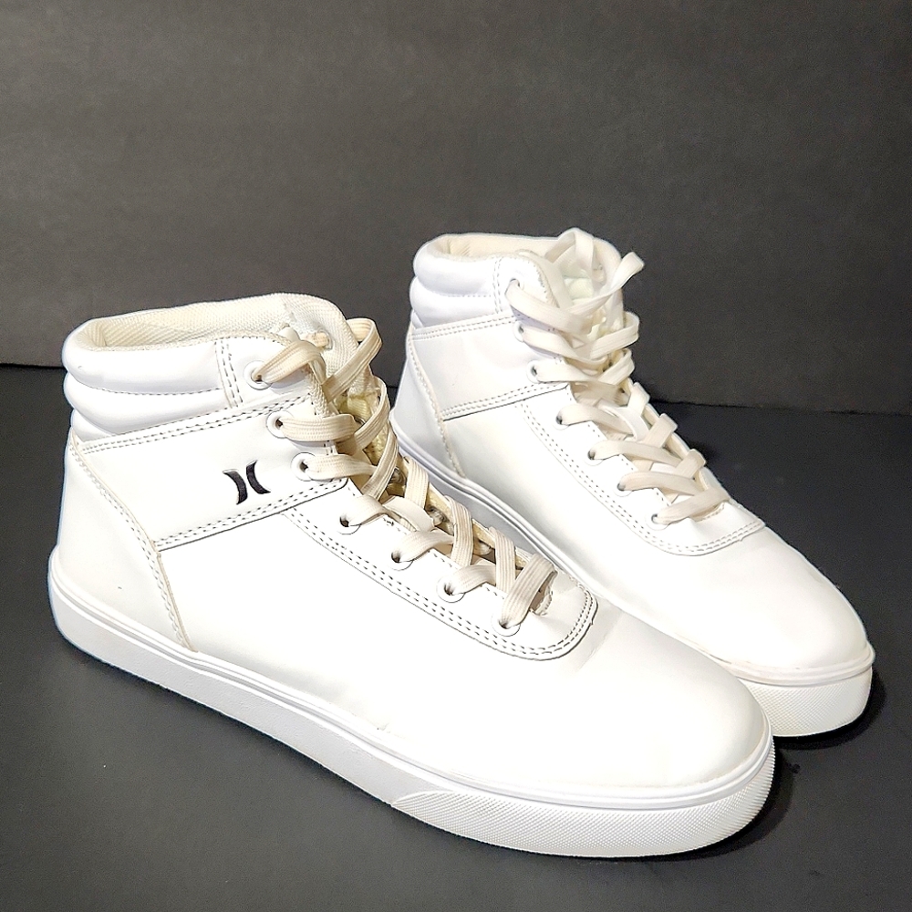 Hurley Candy White High Top Women's Sneakers Size 7.5